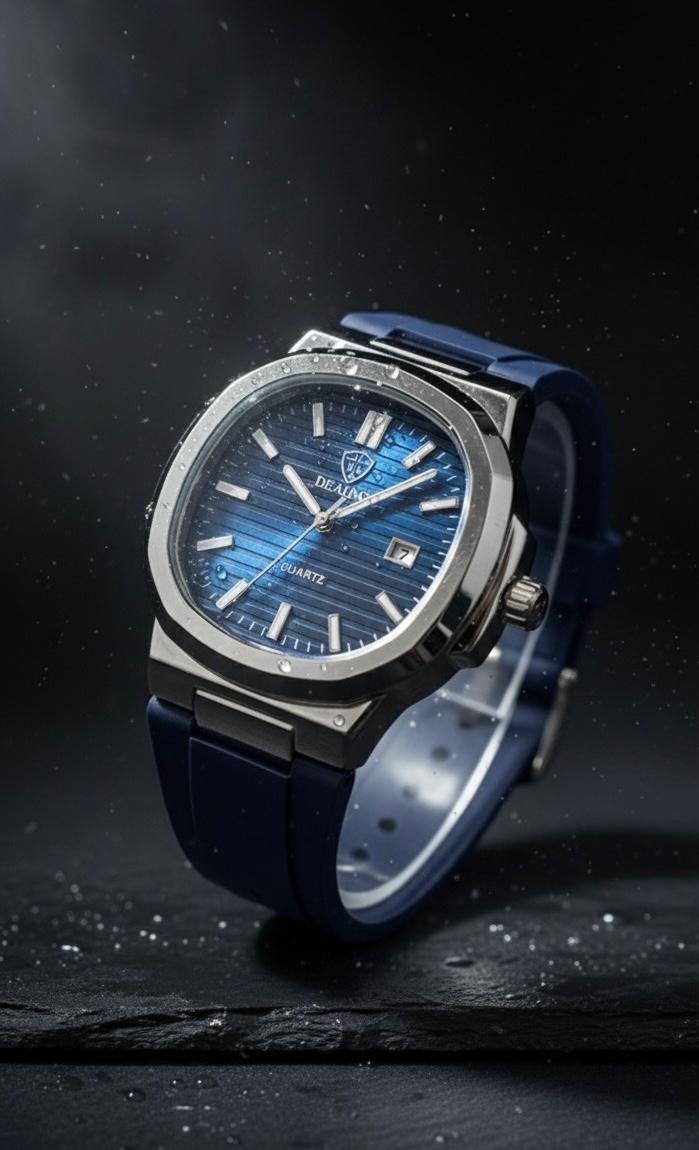 GIULIANO Automatic Blue Dial Watch – Timeless Elegance in Motion